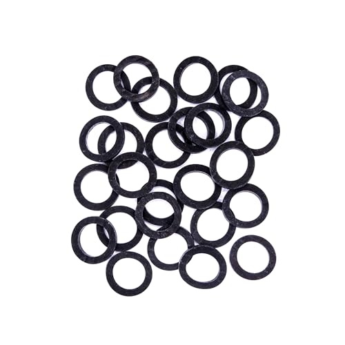 KINETICS LINE Juntas Planas de Goma 3/8 Pulgada (14.5 x 10 x 2 mm) 25 Piezas Sanitarias, Plomería, Aire Acondicionado, Ventilación, Tuberías y Juntas de Jardín (-40°C a 110°C)