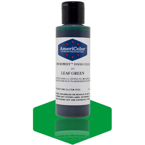 AmeriColor AmeriMist Leaf Green Airbrush Food Color, 4.5 oz