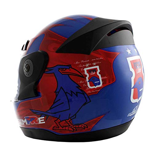 Capacete Evolution Clubes - Parana Tam. 58 Azul/Vermelho