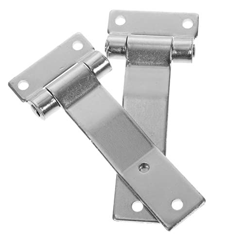 GLEAVI 2pcs Galvanized Steel Damping Hinges for Outdoor Distribution Boxes Heavy Duty Cabinet Door Hinges Resistant and Easy to Install for Electrical and Industrial Applications