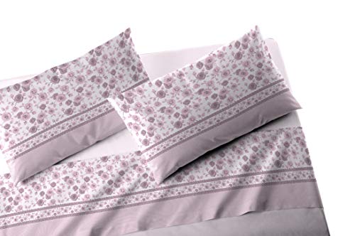 HomeLife Set Lenzuola Letto Singolo Flanella, Made...
