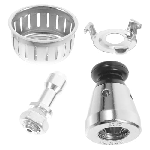 Kit de reemplazo de válvula para olla de presión con construcción en aleación de aluminio y acero inoxidable, válvula de alivio de seguridad fácil de usar compatible para cocina y uso culinario miniatura 1