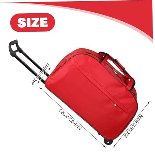 Duffle Bag with Wheels and Handle, 20.5x12.6x9.5 Inch Waterproof Travel Bag, Large Capacity for Men, Women3