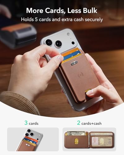 Tarjetero Magnético antirrobo RFID y rastreable para iPhone 17 5