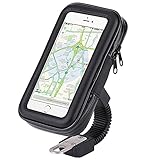 🏍Soporte para teléfono para motocicleta profesional: un soporte para bicicleta más grande brinda una pantalla más grande a su teléfono inteligente y es compatible con la mayoría de los modelos de teléfono en el mercado.