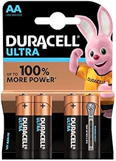 Duracell Ultra Power Typ AA Alkaline Batteries, 4 Per Pack , Packaging May Vary