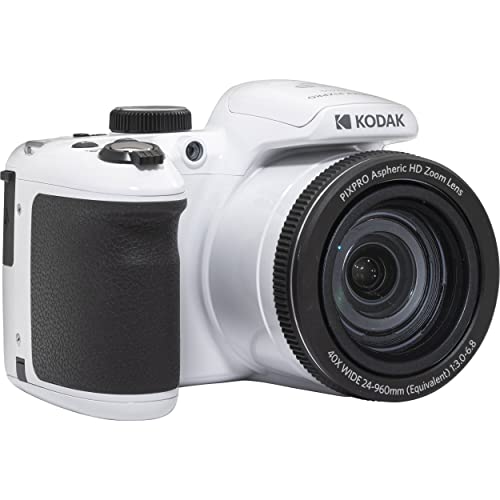 Kodak PIXPRO AZ405 Digital Camera (White), 16GB Memory Card, Camera Case, Accessories - Ultimate Bundle - image 6