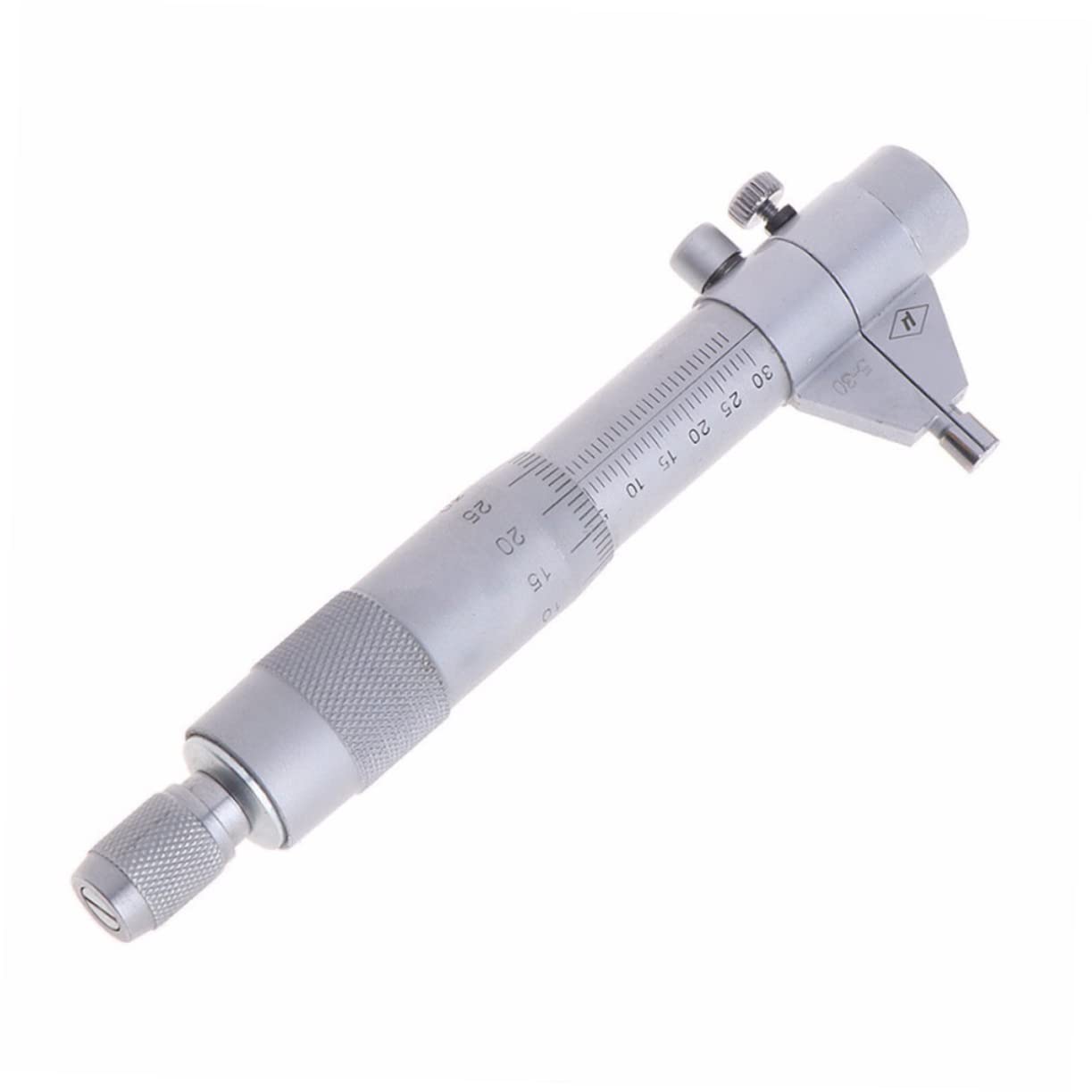 Ciieeo Micrometer Screw Micrometer Measuring Instrument for Precision Internal Diameter Measurement 0-25mm Range Sturdy Metal Construction Scale