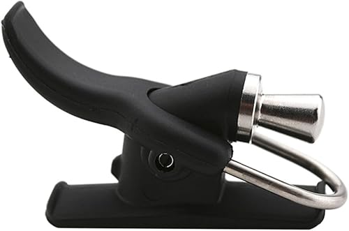 Naiveferry 2 piezas de gatillo de fundición de pesca marina, negro, carrete fijo de fundición de cañón, lanzador de cañón de pesca de surf, ayuda de