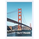 OMISHE 13x17 inch Picture Frame White for Wall Hanging, 13 x 17 Frame Wall Gallery Photo Frame, White