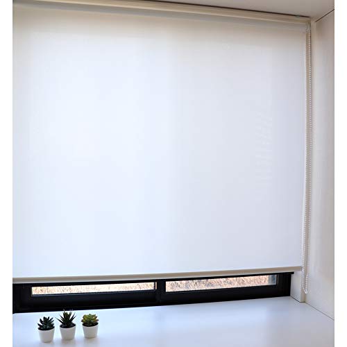 TAKIBLIND �I�[�_�[���C�h ��Ռ� ���[���X�N���[�� (0.5cm�P�� �T�C�Y�w�薳��) ���[�� �J�[�e�� �u���C���h(�`�F�[���� [W180 x H120(cm)]�A�z���C�g)