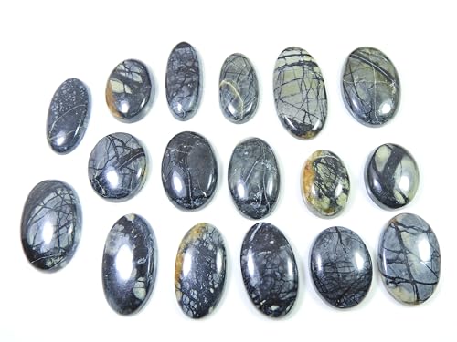 Jaspe Picasso lot de pierres naturelles pour remplacer ou monter vos cabochons ovales