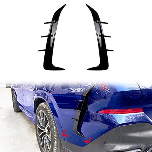 Kit canards séparateur pare-chocs arrière BMW X6 G06 M Sport 2019-2022