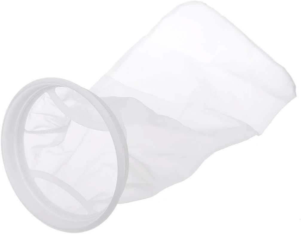 Filter Socks for Extra Fine Netting 7 Inch Rings by 17 Inch Long Premium Aquarium Nylon Filter Bags with Rings