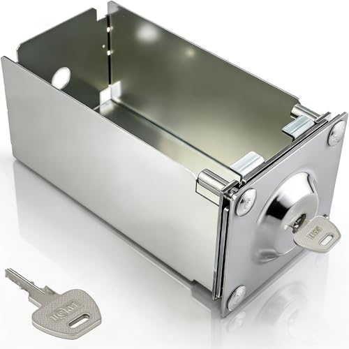 W11190039 Coin Box Lock with 2 Keys Compatible with Whirlpool Kenmore Commercial Dryer. OEM Upgraded W11190039 Coin Box for CAE2745FQ1 CAE2743BQ0 CAE2745FQ0 CGM2745FQ0 etc. -2 Year