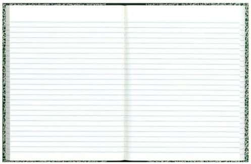 National Lab Notebook, Wide/Legal Rule, Green Marble Cover, (96) 10.13 x 7.88 Sheets image 3