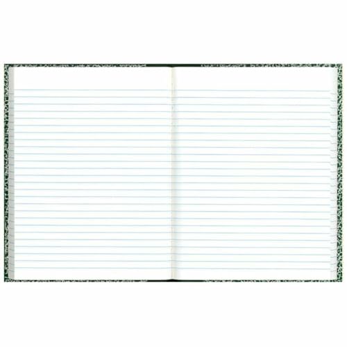 National Lab Notebook, Wide/Legal Rule, Green Marble Cover, (96) 10.13 x 7.88 Sheets