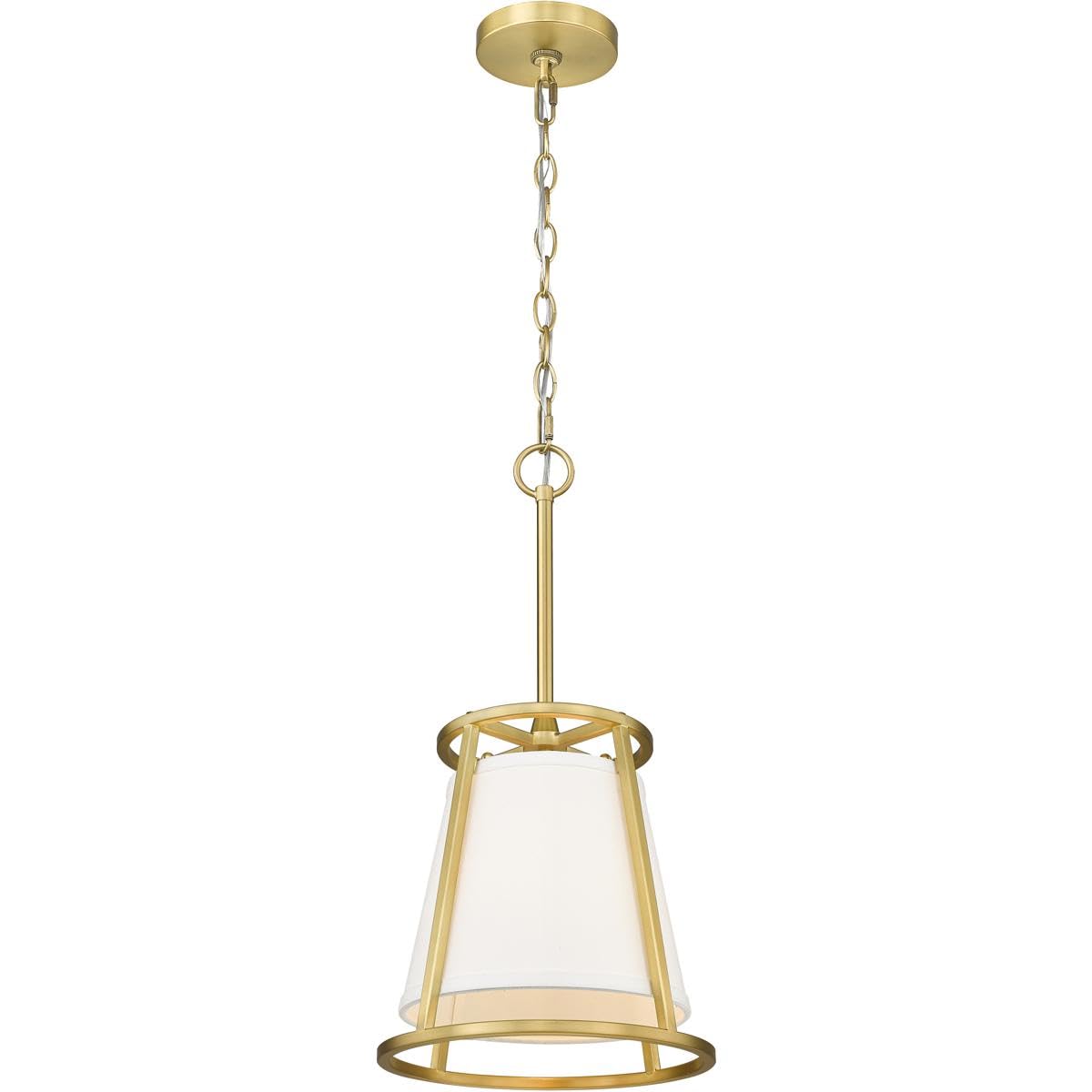 Z-Lite 1935MP-RB Lenyx Pendant, 1-Light 60 Watts, Rubbed Brass