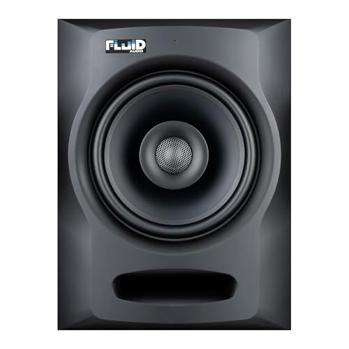 Moniteur de studio coaxial 8" Fluid Audio FX80 V2 pour équiper votre espace de création noir