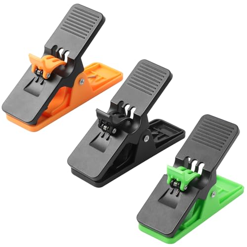 Cigar Clip - Multifunctional Cigar Holder for Golf Cart - 3pcs (Green, Black, Orange)