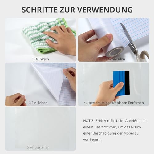 Kratzschutz Katze Tape 5M, Transparent Kratzschutz Sofa Katze Pad Hunde Kratzschutz für Türen Anti Kratz Zuschneidbar Folie für Katzenfür Möbel Couch Tür Wand Kratzabwehr (21cm x 5m)