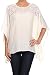 Modern Kiwi® Opaque Lace Chiffon Caftan Poncho Tunic Top