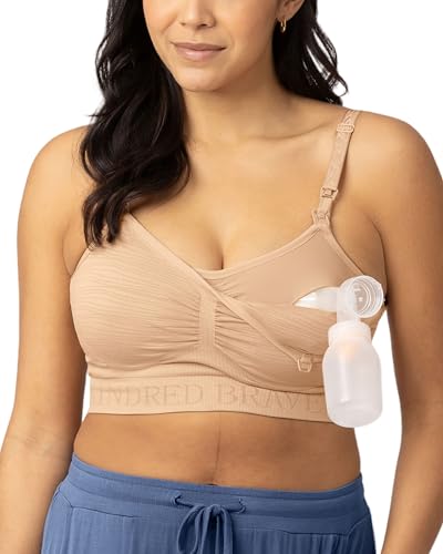 Kindred Bravely Sublime Pumping Bra Hands Free, Adjustable Pumping & Nursing Bra with EasyClip for All Breast Pumps