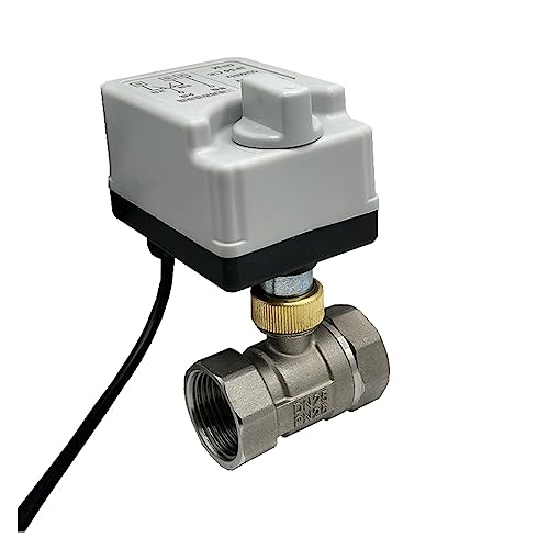 Vanne motorisée inox 1" longévité supérieure et commande manuelle intégrée