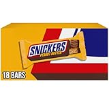 SNICKERS Peanut Butter Squared Singles Size Chocolate Candy Bars 1.78-Ounce Bar 18-Count Box