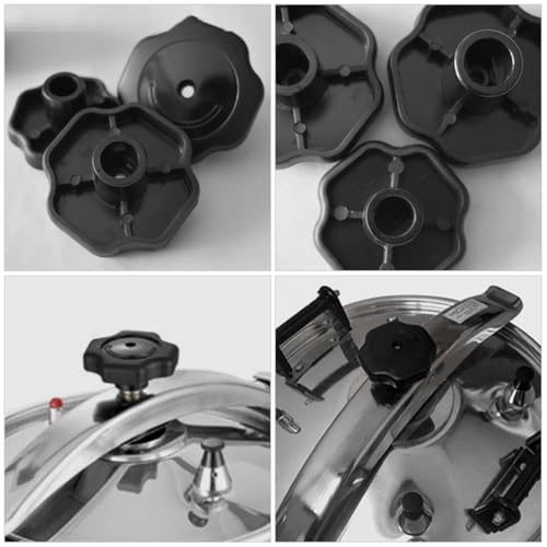 Healifty 4 piezas Perillas de Repuesto para Tapa de Olla a Presión, Plástico a Prueba de Explosiones, Agarre Resistente para Accesorios de Cocina miniatura 3