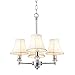 Wellmet Chandelier Shades, ONLY FOR CANDELABRA BULBS, Clip-on Fitter Lamp Shades, 3