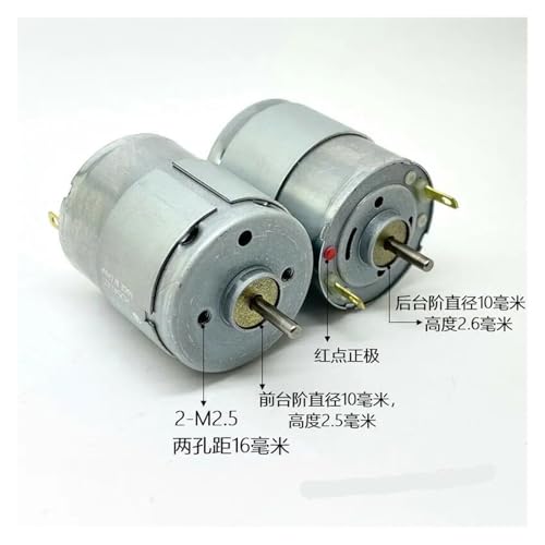 Moteur 24V RS-365PH à balais de carbone haute performance