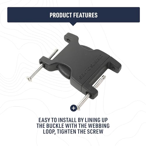 Image of Sea to Summit Field Repair Buckle - Side Release, 2 Pin, 3-pack