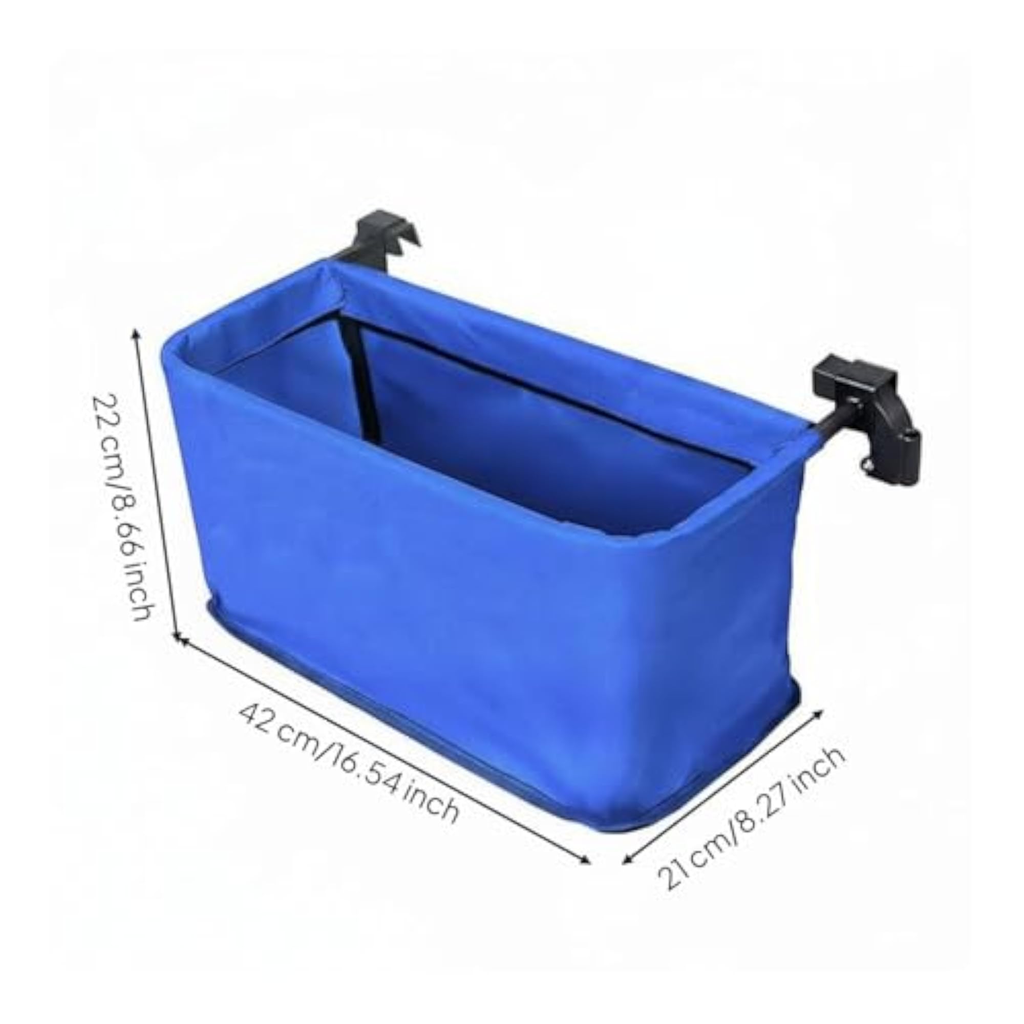 Portable Folding Wagon Rear Basket, Collapsible Camping Cart