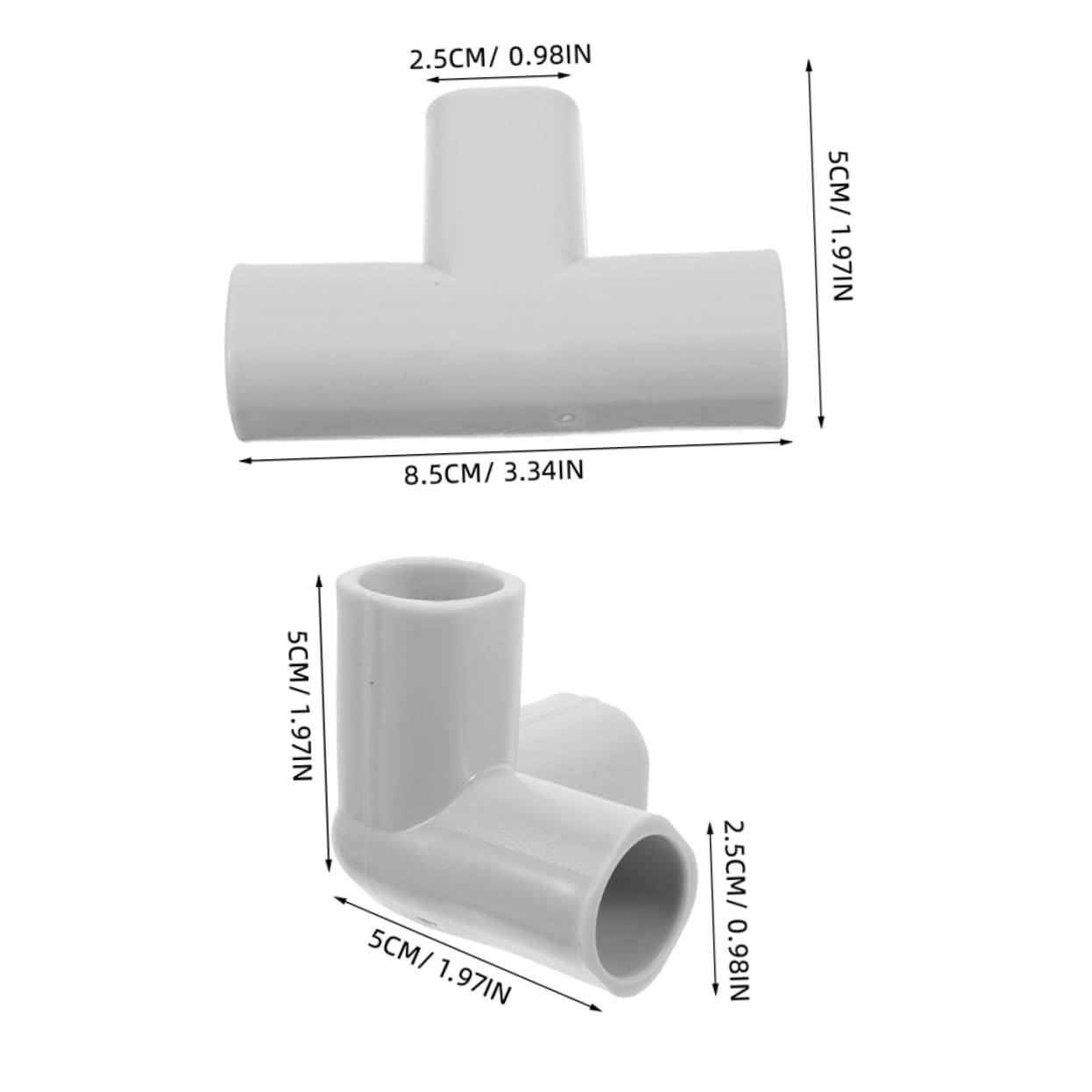 CIYODO 12pcs Tube Connectors Replacement Playpen Pipe Connectors Pipe Fittings Playpen Replacement Fittings Child Fence Accessories for Indoor Use