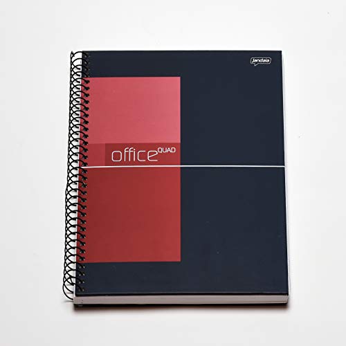 Caderno Espiral CD Quadriculado (10x10mm) 96 Folhas 1 Matéria Executive Office, Jandaia