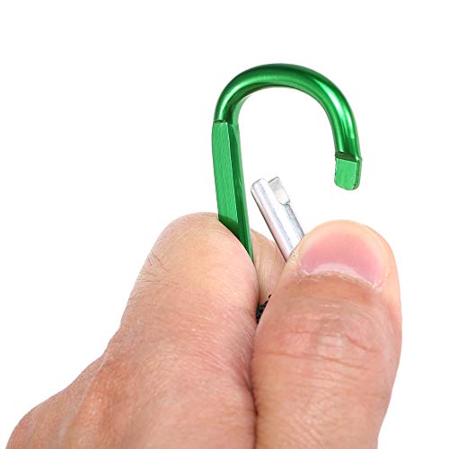 KKmoon Trela ​​de remo com presilha de mosquetão Suporte de haste de corda de segurança de remo para