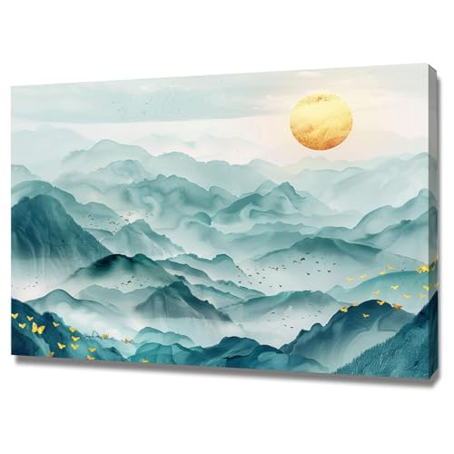 Impression sur toile intissée paysage abstrait haut de gamme 70x100cm