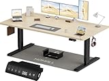 Ampio piano in legno：Il piano è in legno con un elegante motivo a grana. Offre spazio sufficiente per computer, laptop, cartelle di lavoro, stampanti e altri materiali da ufficio. Si prega di notare che il piano è composto da quattro sezioni, non è consegnato come un unico pezzo.