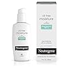 Neutrogena Oil Free Daily Long Lasting Facial Moisturizer & Neck Cream - Non Greasy, Oil Free Moisturizer Won't Clog Pores - SPF 15 Sunscreen & Glycerin, 4 fl. oz