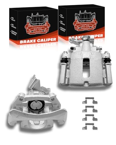 Image of TOVASTY 2PC Set Brake Caliper Left & Right Rear Side Set Compatible With Mustang 2005 2006 2007 2008 2009 2010 2012 2013 2014
