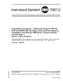  ISO 7487-2:1985, Information processing - Data interchange on 130 mm (5.25 in) flexible disk cartridges using modified frequency modulation recording ... tpi), on both sides - Part 2: Track format A