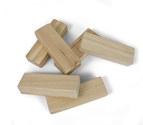 Yard Games Giant Tumbling Timbers with carrying case starts at 2.5-feet tall and builds to 5-feet