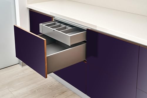 Papel Pintado para Muebles Autoadhesivo Wallfluent Mate Púrpura para Cubrir Daños 5