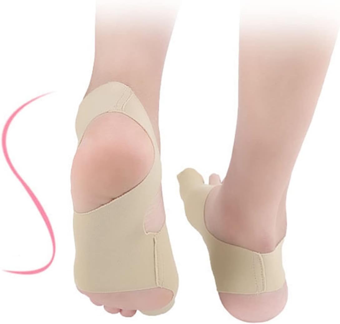 MUSUMI 1Pair Toe Separator Orthopedic Foot Bunion Splints Corrector Pedicure Socks Hallux Valgus Stretcher Braces Bunion Corrector Straightener (S)