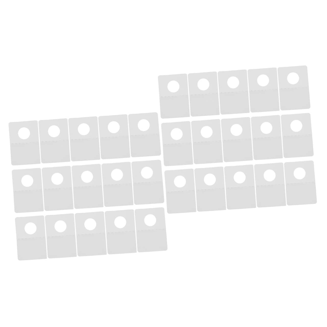 Cabilock 2 Juegos Pegatinas De Gancho Autoadhesivas Ganchos Circulares Pestañas Adhesivas Perchas Transparentes Etiquetas Redondas Ganchos Transparentes Pestañas 600 piezas * 2