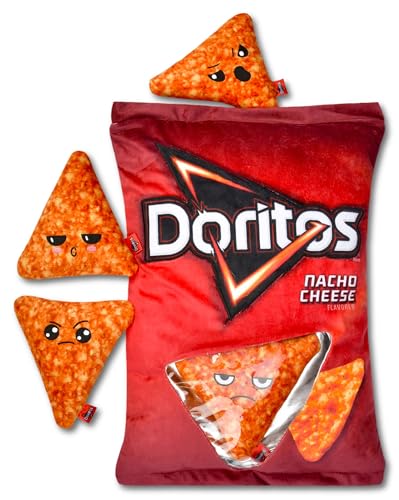iscream Doritos Nacho Chips Package 17" x 11.5" Fleece Pillow