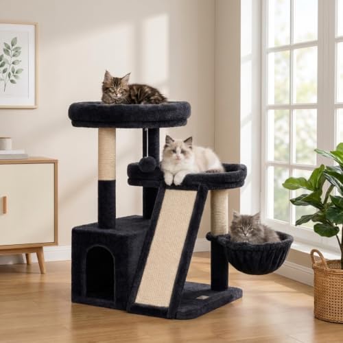 Heybly Compact Cat Tree with Big Scratcher