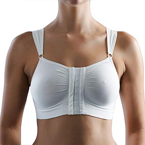 Carefix Bella Front Closure Post Op Bra #321250 White 2XL