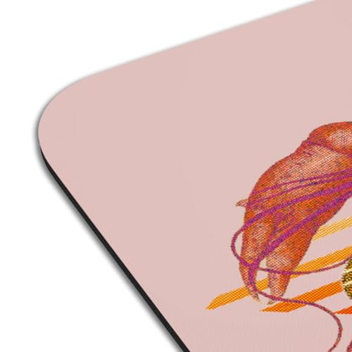 Grand set de table rose antidérapant lavable pour protection de table - 4